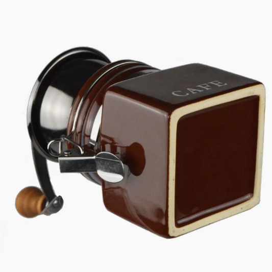Molino de Café Manual Retro con Muelas Cerámicas 30gr Molienda Ajustable