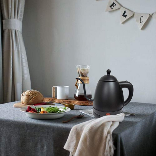 Calentador Cuello de Ganso Negro Electrico Apagado Automatico 1200ml