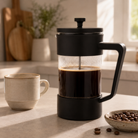 Cafetera Prensa Francesa Negra 350 ml