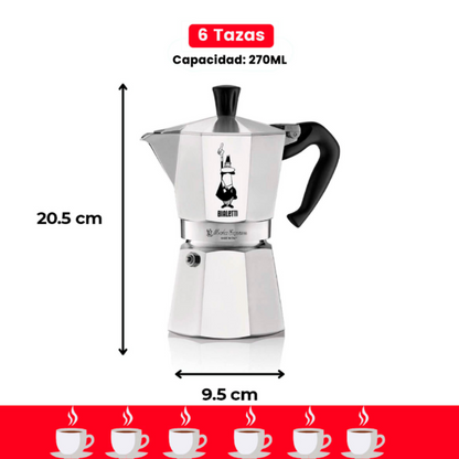 Bialetti Moka Italiana Express 6 Tazas