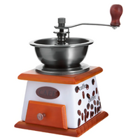 Molinillo para Café Tradicional en Madera y Porcelana Grande