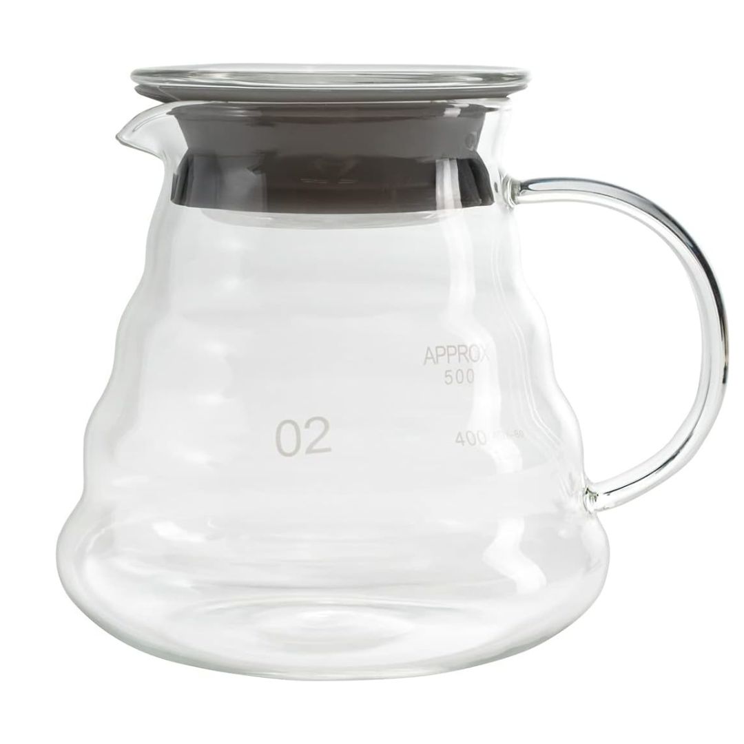Server de Café 600ml Cristal Borosilicato de Alta Calidad