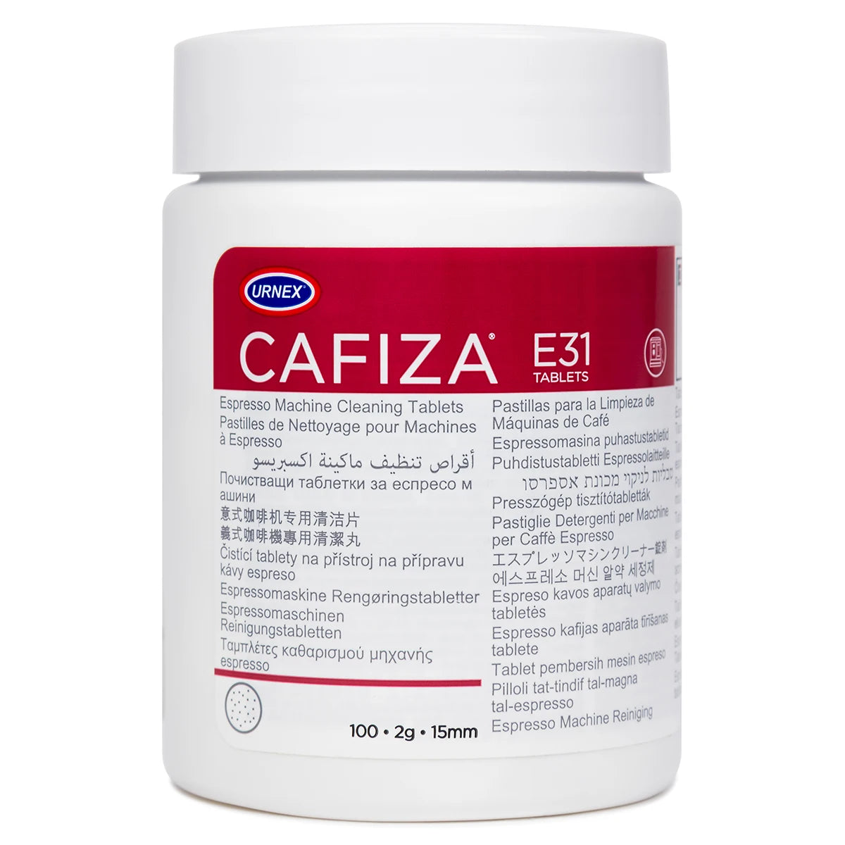 CAFIZA Detergente Limpieza Maquina Espresso Tabletas E31