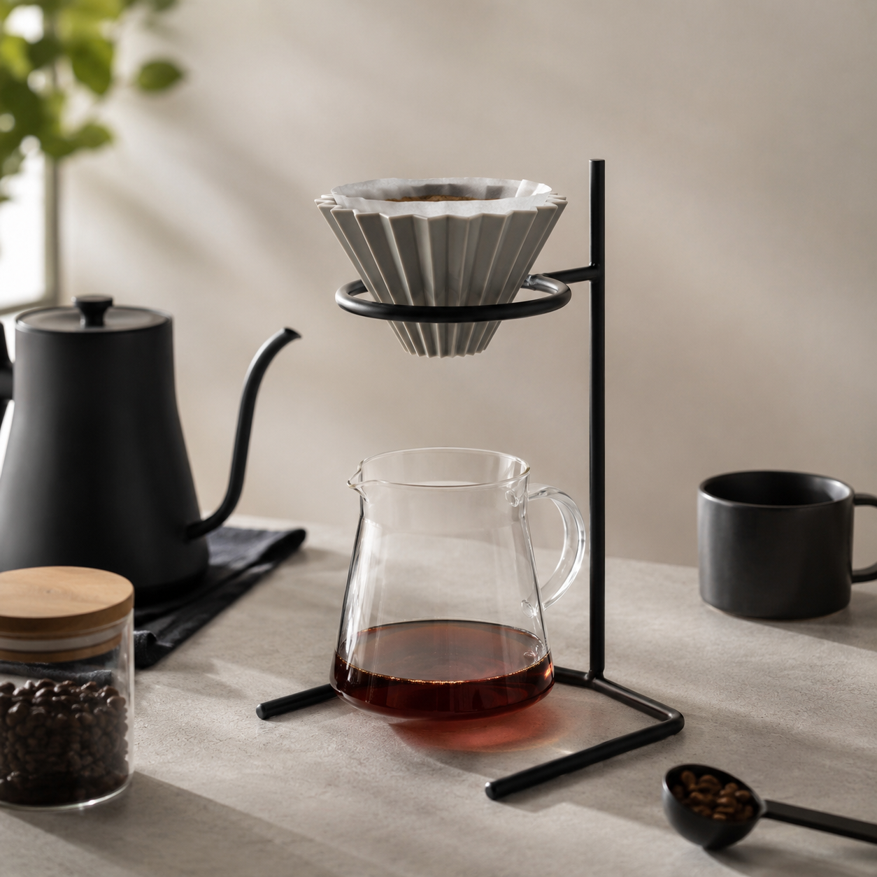 Soporte para V60 Origami y Drippers de Cafe Filtrado