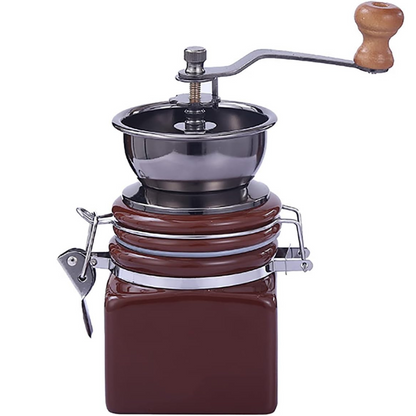 Molino de Café Manual Retro con Muelas Cerámicas 30gr Molienda Ajustable