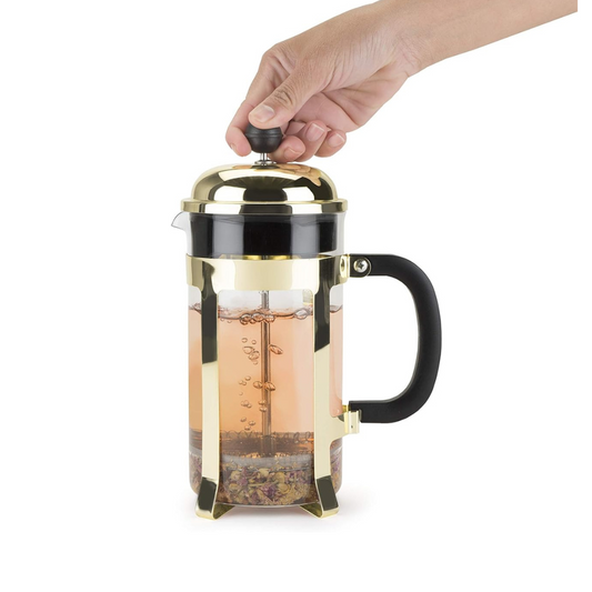 Cafetera de Embolo Prensa Francesa Dorada 350ml