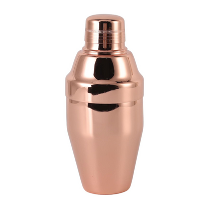 Mezclardor Oro Rosa Shaker Coctelera con Colador y Tapa 550ml