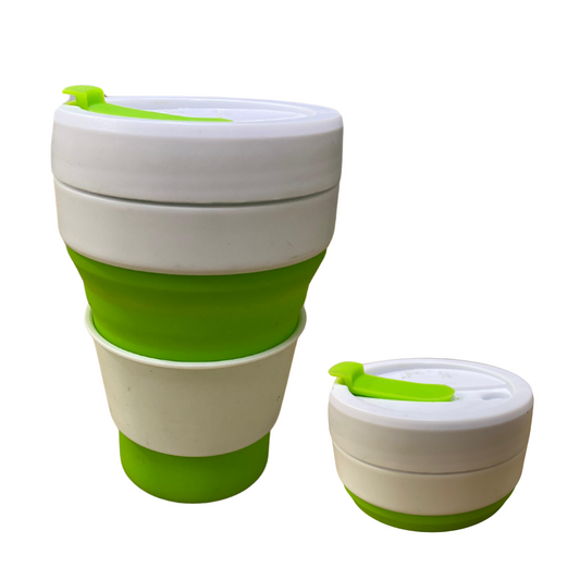 Vaso En Silicona Reutilizable Retráctil 350ml