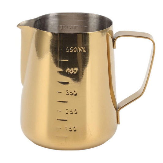 Jarra Profesional Barismo Medidora 550 ml Dorada Arte Latte