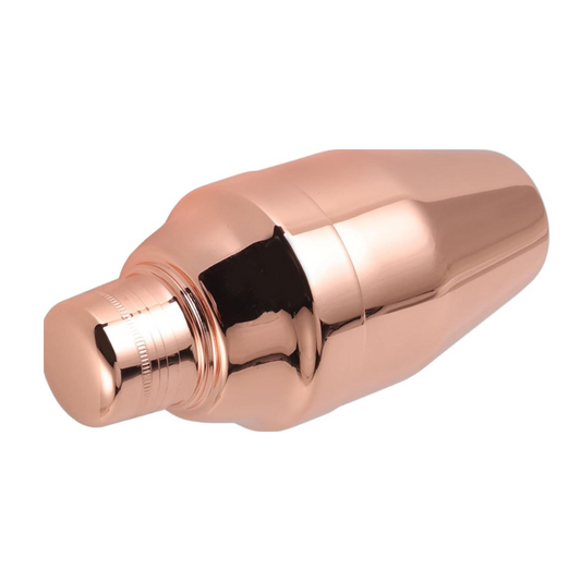 Mezclardor Oro Rosa Shaker Coctelera con Colador y Tapa 550ml