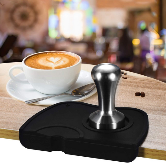 Tapete Base Tamper Silicona Mediano para Café Espreso y Baristas 57mm