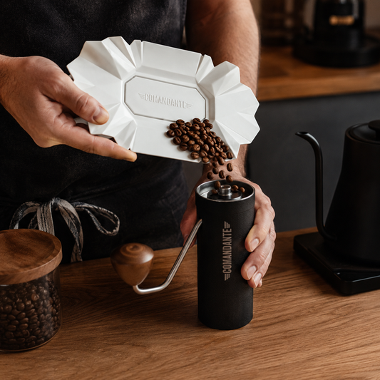 Comandante Coffee Tray White – Bandeja para Catacion y Seleccion de Cafe