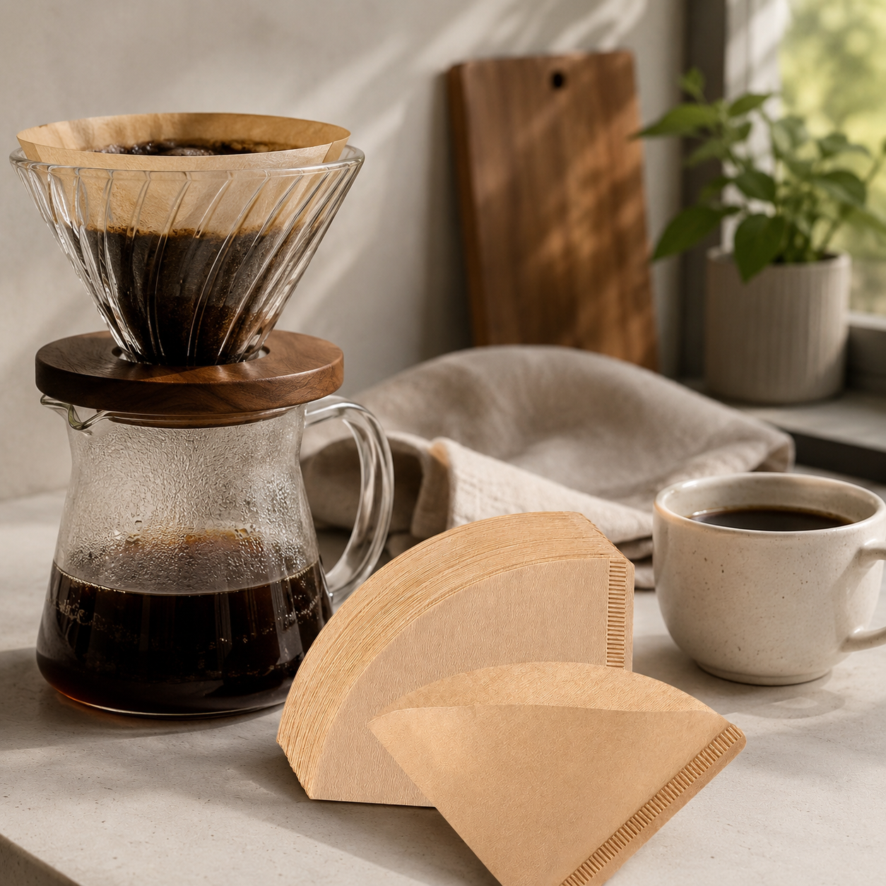 Filtros de Papel Natural para Dripper V60 02 Gater x40 Unidades