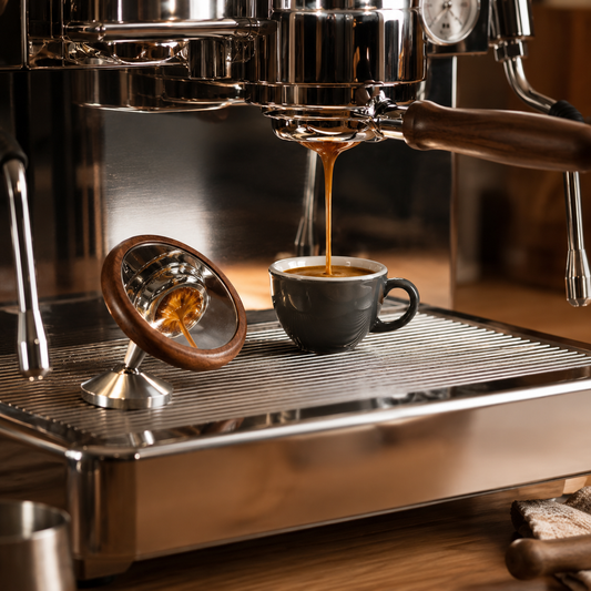 Espejo Barista para Extracción de Espresso y Creación de Contenido