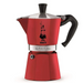Cafetera Bialetti Moka Italiana Roja Cafetera Espresso 6 Tazas
