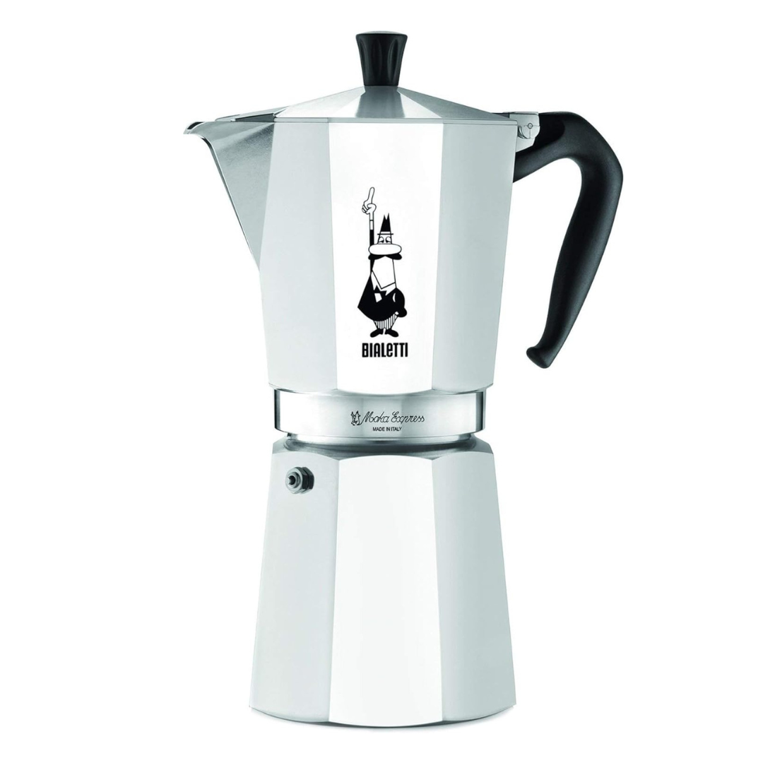 Bialetti Cafetera Original Moka Express Aluminio 12 Tazas