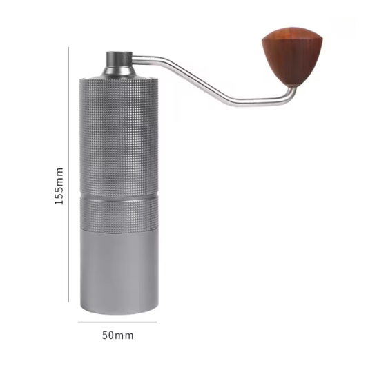 Moledor de Café Pro Acero Inoxidable Muelas Conicas Gris 30g