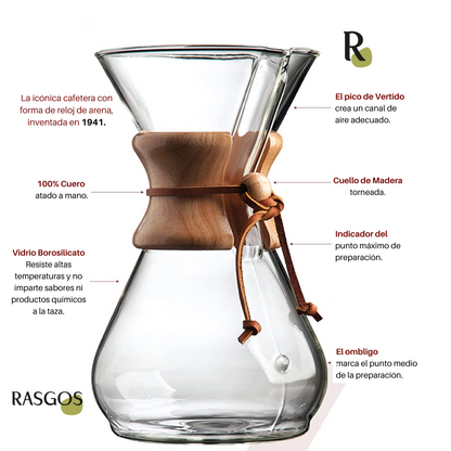 CHEMEX Original Pour Over 10 Tazas