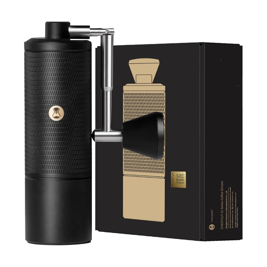 TIMEMORE C5 PRO – Molino Manual de Competencia con Ajuste de Precisión y Mango Plegable
