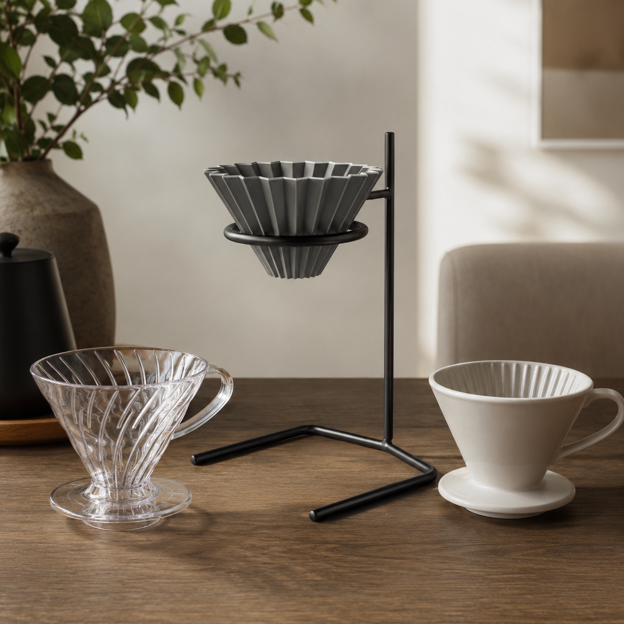 Soporte para V60 Origami y Drippers de Cafe Filtrado