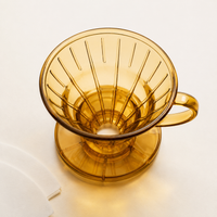 Cafetera Manual Tipo V60 02 Ambar | Cono para Cafe Filtrado