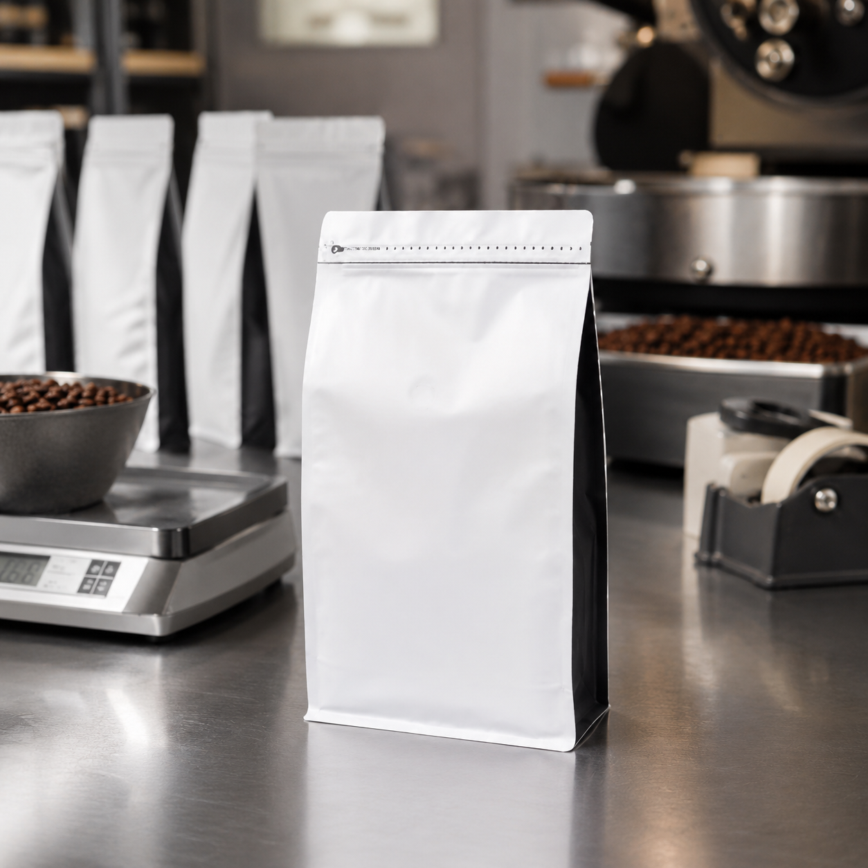 Bolsa para Empaque de Cafe Institucional 2.5 kg Blanca x 50 Unidades