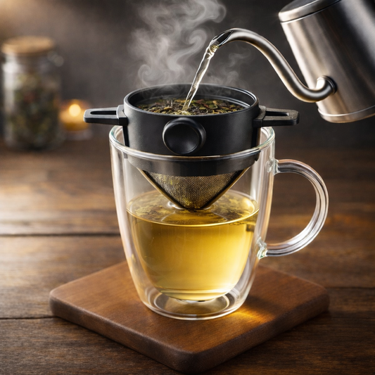 Kit Cafe Set Viajero Filtro V60  + Mug Transparente 150ml