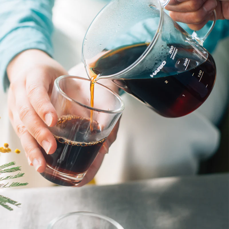 Server Baker Glass HARIO 600ml Drip Pour Over