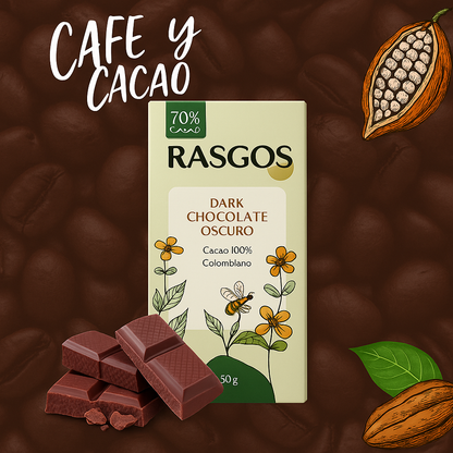 Kit Prensa Viajera 350ml | Cafe Especial Insignia 250gr + Chocolatina de Cacao y Café