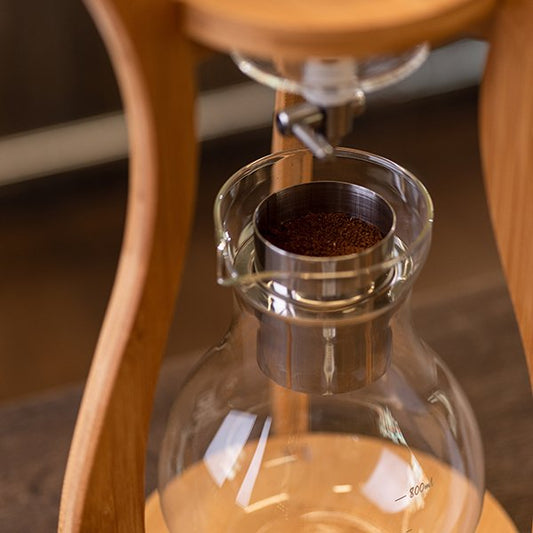 Cafetera Cafe Frio Torre Cold Brew 500ml Maderna y Vidrio Resistente
