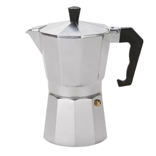Cafetera Moka Italiana 6 Tazas de Aluminio – 300 ml