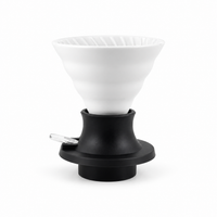 Cafetera V60 Dripper Tipo Hario Switch Ceramica Blanco | Metodo Cafe por Inmersion