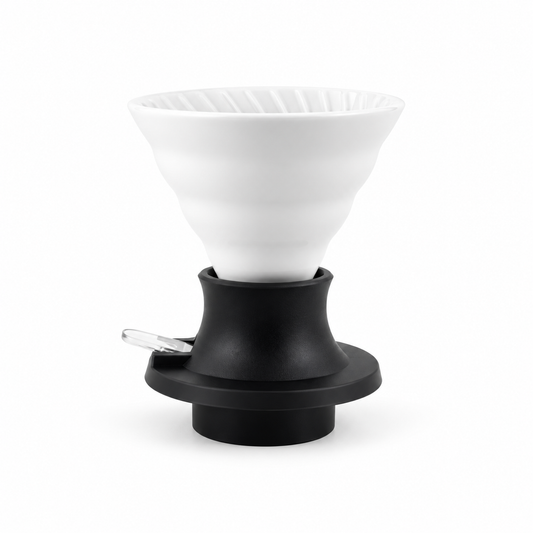 Cafetera V60 Dripper Tipo Hario Switch Ceramica Blanco | Metodo Cafe por Inmersion
