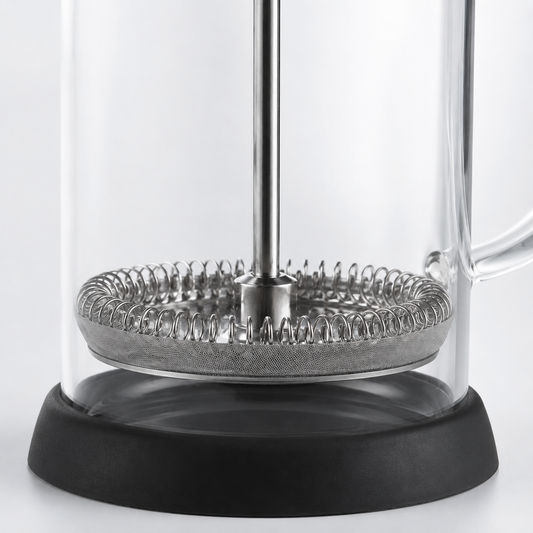 Metodo Cafetera Prensa Francesa de Vidrio Resistente Transparente 350ml
