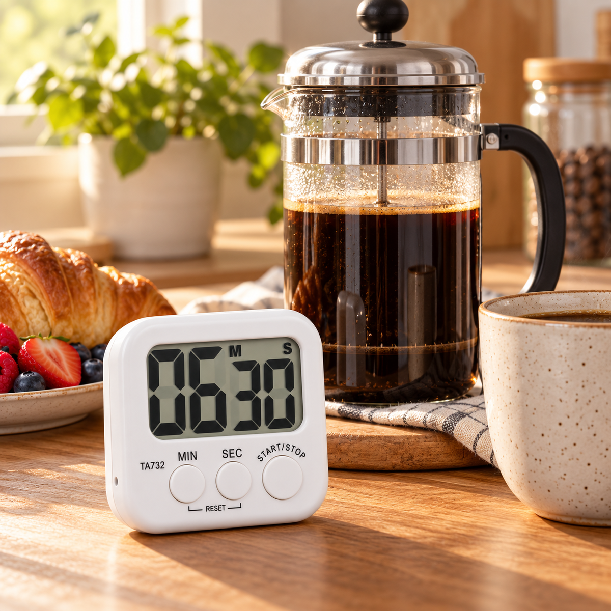 Cronometro Digital para Cafe y Cocina