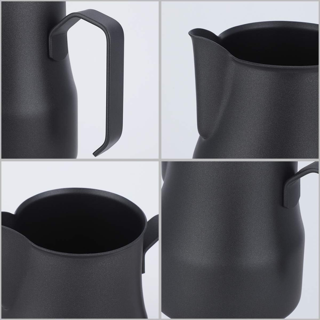 Jarra Negra de Barismo 450 ml para Espumar Leche