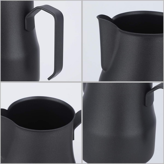 Jarra Negra de Barismo 450 ml para Espumar Leche