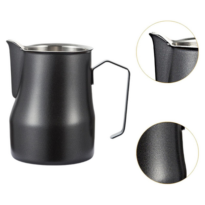 Jarra Negra de Barismo 450 ml para Espumar Leche