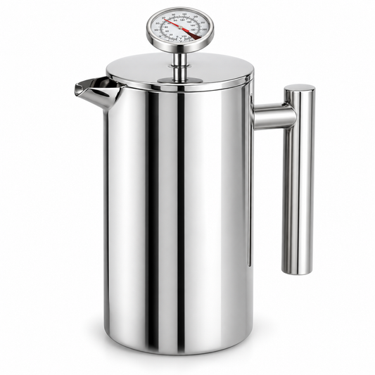 Prensa Francesa Mixpresso Acero Inoxidable con Termómetro 800ML
