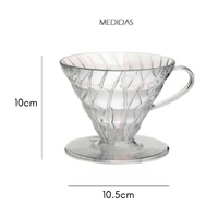 Combo Cafetera V60 # 02 + Cuchara Medidora  + Filtro de Tela + Café Insignia Rasgos
