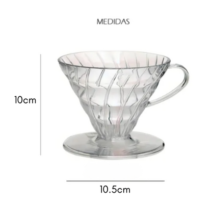 Combo Cafetera V60 # 02 + Cuchara Medidora  + Filtro de Tela + Café Insignia Rasgos