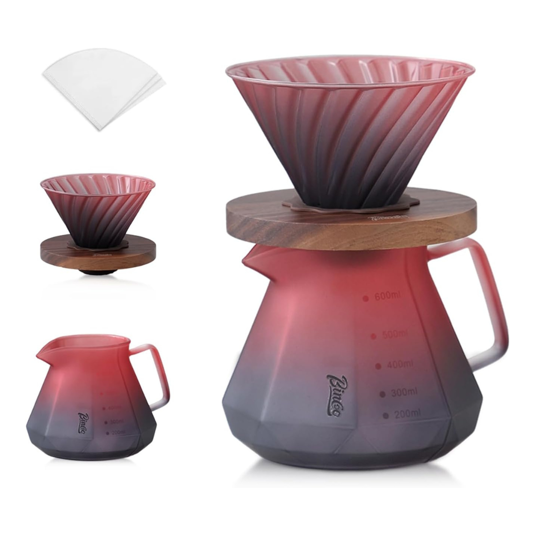 Juego de Cafetera V60 #02 de Goteo Completo Binco