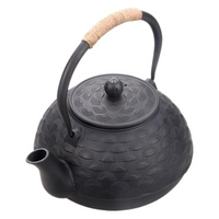 Tetera Japonesa Negra en Hierro Fundido Con Infusor 1.5Lt