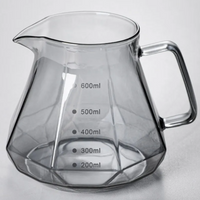 Jarra Server de Barismo Pro Diamante Humo 600ml para Métodos Filtrados