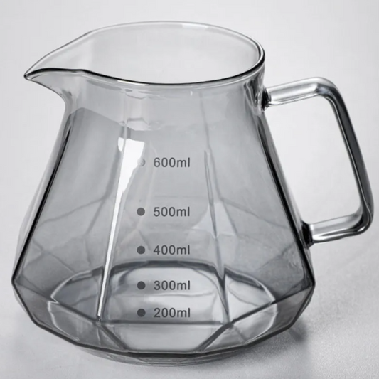 Jarra Server de Barismo Pro Diamante Humo 600ml para Métodos Filtrados