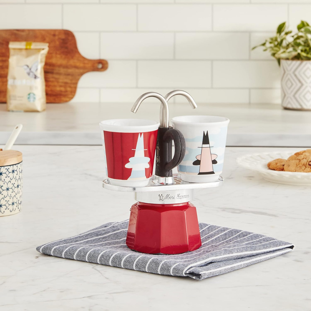 Moka Bialetti Mini Express Magritte 2 Tazas