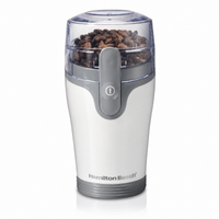 Molino Electrico Hamilton Beach Fresh Grind Blanco 80420 para Cafe y Especias