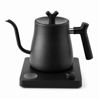 Hervidor Electrico Cuello de Cisne con Control de Temperatura 0.8 L 1000W Negro