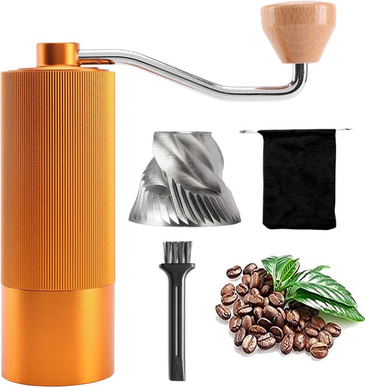 Molino Profesional Manual Muelas en Acero Inoxidable para Café