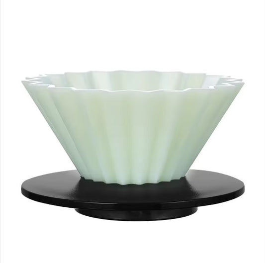 Cafetera Tipo Origami Dripper Air Plastico Libre BPA Color Verde Clear